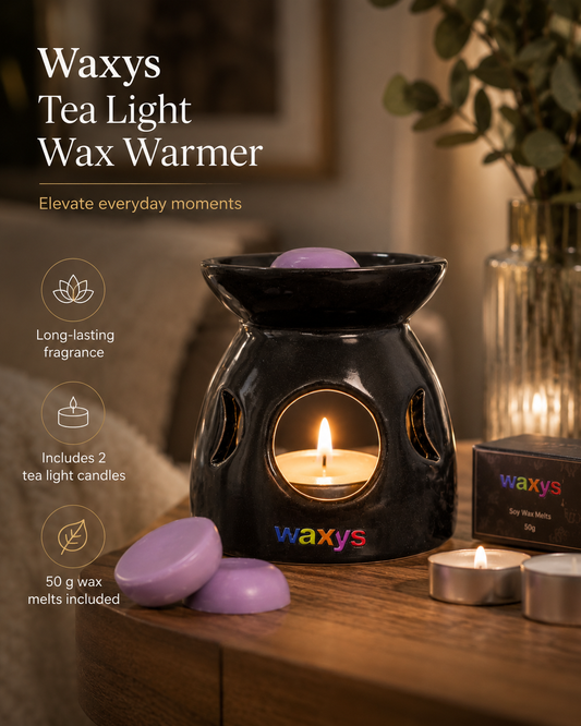 Waxys tester kit - Aroma diffuser with 50g waxmelts (non-electric)